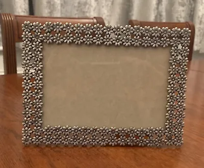 Quality Stunning Pewter Daisy Photo Frame • £28.50