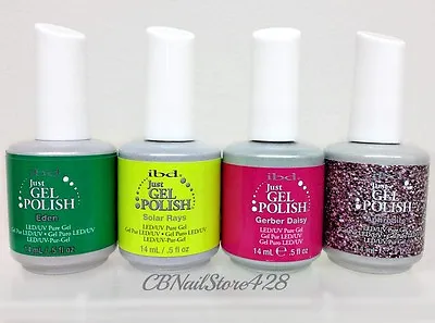 IBD Just Gel Polish-Set Of Any 4 Bottles .5oz- Choose From Base/Top/Colors • $24.99