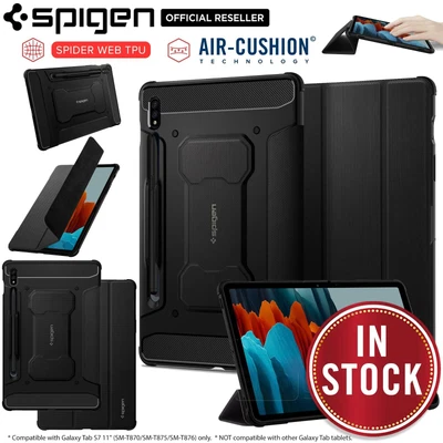 $64.99 • Buy For Samsung Galaxy Tab S7 S8 S9 Plus Ultra Case SPIGEN Rugged Armor Pro Cover