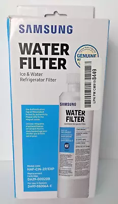 Genuine SAMSUNG DA29-00020B Refrigerator WATER FILTER HAF-CIN-2P/EXP 2 PACK NEW! • $25.98