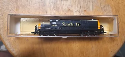 Model Power N Scale Santa Fe Alco RSD-15 Steam Locomotive Engine #7550 • $45
