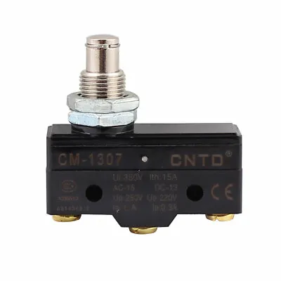 AC 380V 15A SPDT Momentary High Push Plunger Micro Switch Microswitch • $11.84