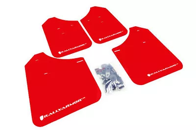 Rally Armor Ur Mud Flaps For 2002-2007 Impreza Sedan Wrx Sti Red / White • $132.99