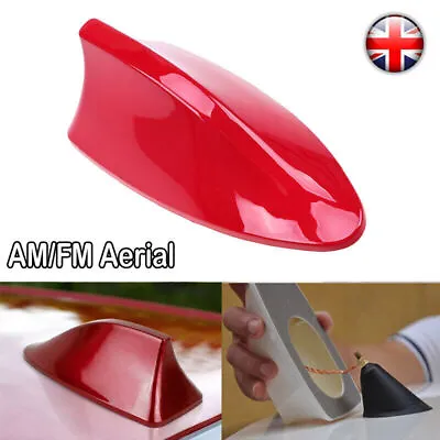 £7.99 • Buy Red Aerial For Vauxhall Corsa Astra Shark Fin Antenna Radio AM/FM Car Auto UK