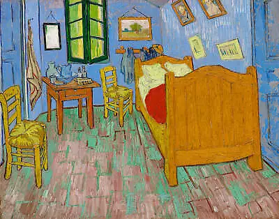 The Bedroom By Vincent Van Gogh Art Print • $11.95