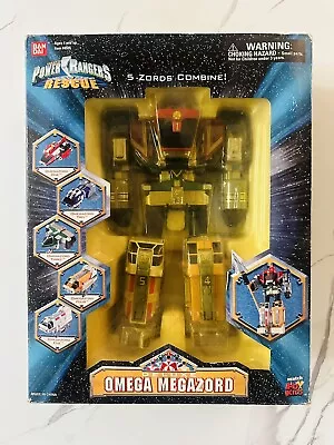 Power Rangers Lightspeed Rescue Deluxe Omega Megazord With Box Bandai 2000 • $199.99