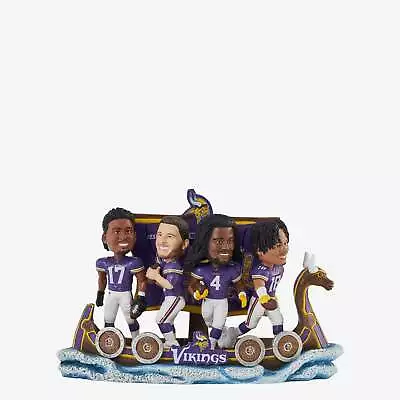 Minnesota Vikings Biggest Comeback In NFL History Mini Bobblehead Scene NFL • $449.99