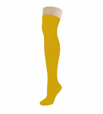 £4.10 • Buy Ladies Women's Over The Knee Length Girls Coloured One Size Socks