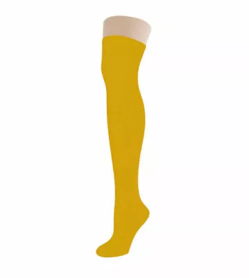 Ladies Women's Over The Knee Length Girls Coloured One Size Socks • £4.10