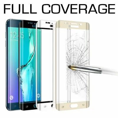$6.95 • Buy Tempered Glass Full Cover Screen Protector For Samsung Galaxy S9 S10 E 5G Plus