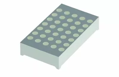 £4.99 • Buy TA12-22SYKWA Dot Matrix LED Display, CA 7 X 5 Dot Matrix Yellow 220 Mcd 30.5mm