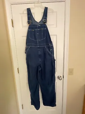 Vtg Sears Roebucks Weartuff Overalls Carpenter Made USA 36 X 29 FLAW • $25