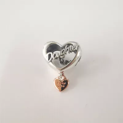 PANDORA Love You Daughter Heart Charm • £21