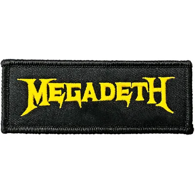 £4.25 • Buy Official Licenced Iron-On Embroidered Patch - Megadeth Logo - PM0008