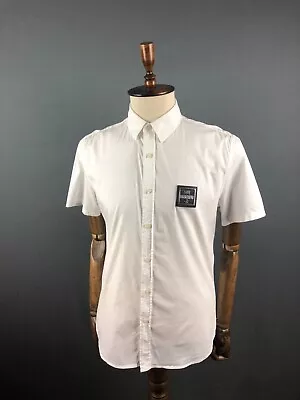Love Moschino Shirt Cotton Men Size L White • $34.99