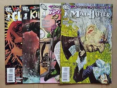 Joker’s Asylum II Mad Hatter Clayface Riddler Killer Croc Lot Of 4 VF 2010 • $8