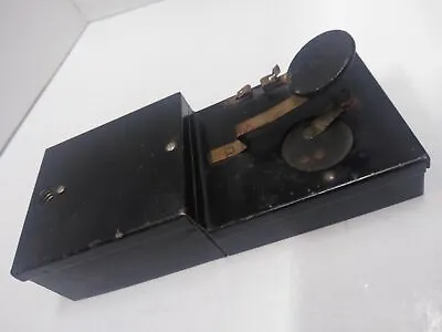 Vtg Practice Telegraph Key Signal Keyer Morse Code Ham Radio Good Condition • $39.95