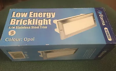 £10 • Buy Eterna 18W Low Energy Opal Diffused CFL Bricklight For Garden Or Commercial Use