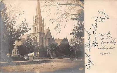 MONTCLAIR NJ ~ CONGREGATIONAL CHURCH REAL PHOTO POST CARD ~ C. 1903-06 • $8.50