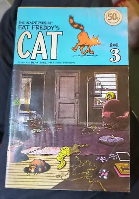 Fat Freddy's Cat 3: Gilbert Shelton UK Underground Digest 50p  1st Print 1977 • £7.81