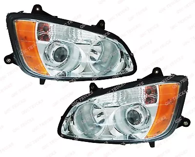 QSC Headlights Assembly Left Driver Right Passenger Pair For Kenworth T660 08-16 • $355.55