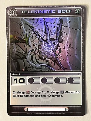 Chaotic 126/232 Telekinetic Bolt Super Rare Holo Foil Attack Card • $7.19