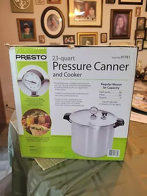 $45 • Buy Presto 23 Quart Aluminum Pressure Canner And Cooker