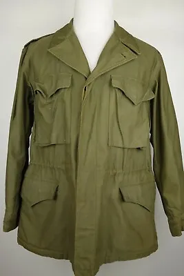 Vintage US Military Army M-1943 Field Jacket Size Medium WWII Era M-43 • $149.97