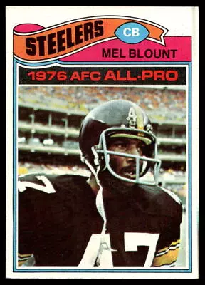1977 Topps #180 Mel Blount Pittsburgh Steelers EX-EXMINT NO RESERVE! • $0.99