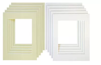 £18.75 • Buy Photo Frames Mounts Bevel Cut Mount For Picture Frames Inserts Instagram Square 