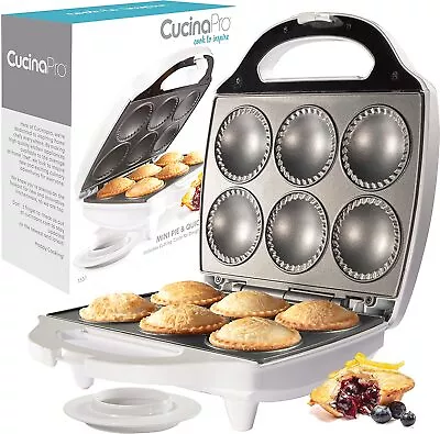 Mini Pie & Quiche Maker For Easy Brunch- Cooks 6 Small Quiches Or Pies • $46.33