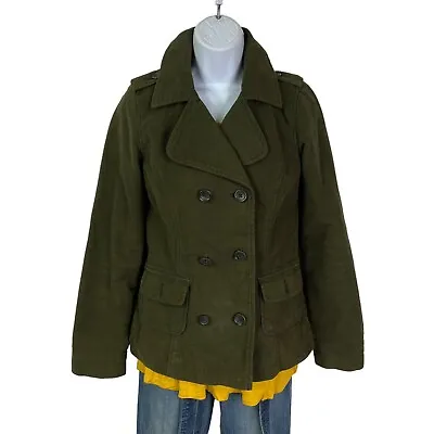 Mossimo Supply Co. Jacket Women Sz S  Corduroy Buttons Pea Coat 1-A • $15.96