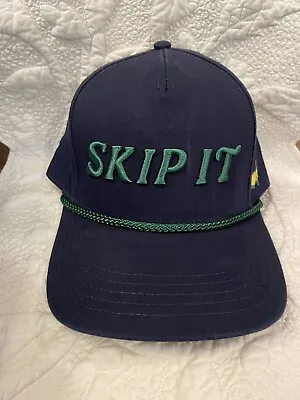 $95 • Buy 2023 Masters Tournament Navy And Green “Skip It” Rope Hat, NWT, 16th Hole RARE