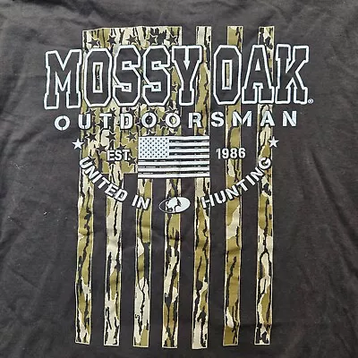 Mossy Oak Short Sleeve Crew Neck Tee T-Shirt Brown Adult Men's XL Extra Large • $6