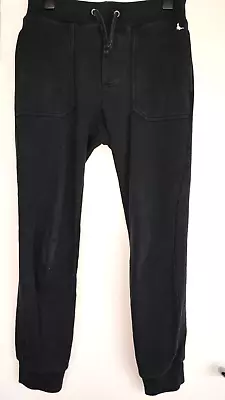 Jack Wills Mens Black Joggers Sweatpants Bottoms  Size S • £12.50