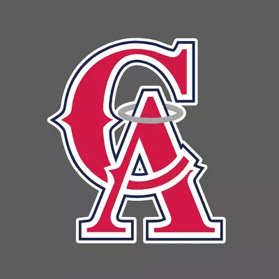 Los Angeles California Angels Sticker Decal Vintage Logo 1993-1996 - Die Cut • $5