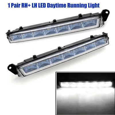 2PC LED DRL Daytime Running Lamp Fog Light L&R Fit For Mercedes X164 GL320 GL350 • $38.05