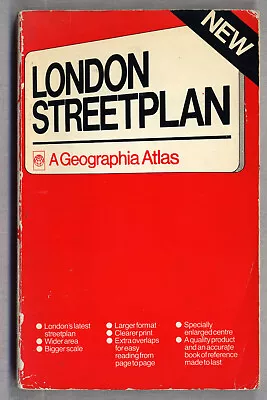 Vintage Geographia Atlas London Street Plan 1978 **see Scans** • £5