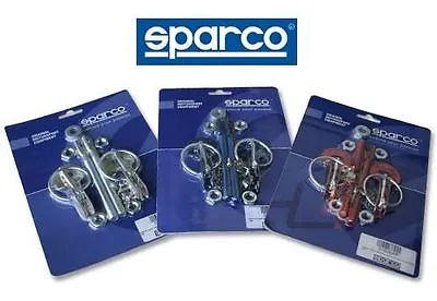 Sparco Hood Pin Racing Street Race Safety Kit 01606 100% Authentic Italy Red • $929.88