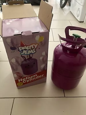 £5 • Buy Party Jems PINK EMPTY Helium Balloon Tank / Cylinder / Canister With Box