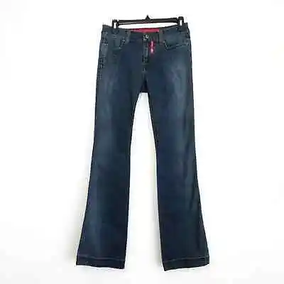 Vintage EckoRed Elia Bootcut Denim Jeans Women's 5 Blue Y2K • $21.24