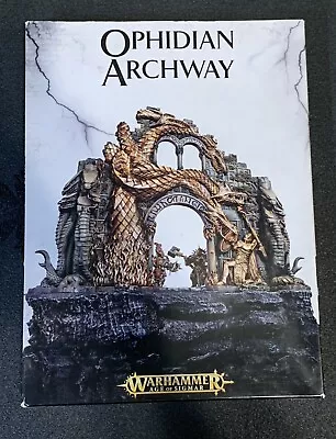 New! Ophidian Archway Terrain Warhammer Age Of Sigmar Scenery Warcry Mordheim • $128.23