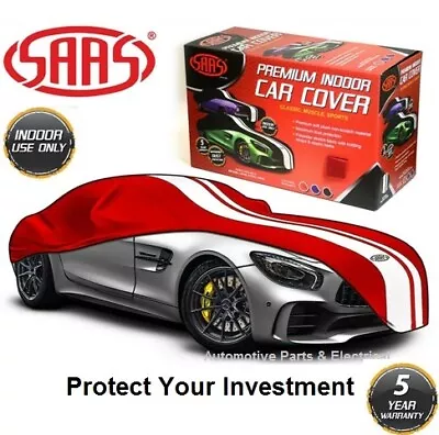 SAAS Indoor Car Cover Large 5.0m Red Fits Ford Mustang 2016-2020 GT V8 Ecoboost • $139
