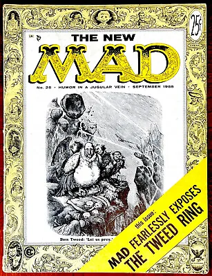 Mad Magazine #25 - 2nd MAD As Magazine!  First Al Jaffee!  VG+ (4.5) - 1955 • $99.99