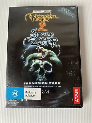 Neverwinter Nights 2: Storm Of Zehir Expansion Pack (PC Game 2008) With Manual • $14.99
