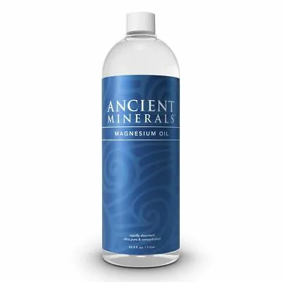 £46.54 • Buy NEW Ancient Minerals Magnesium Oil 1L 100% Pure