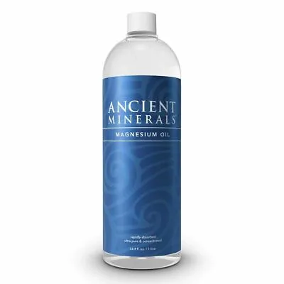 NEW Ancient Minerals Magnesium Oil 1L 100% Pure • £43.39