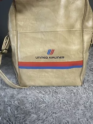 Vintage United Airlines  Stewardess Bag Carry On Travel Bag  • $29.99