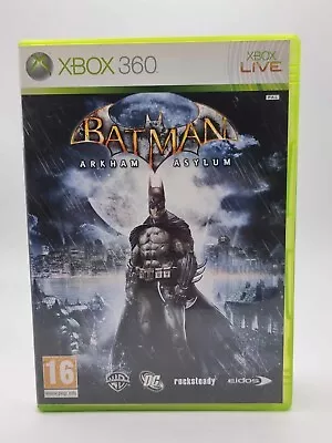 Batman Arkham Asylum Microsoft XBOX 360 Complete With Manual PAL • $9.50