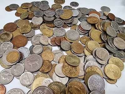 £14.74 • Buy 1.3 Kilo Mixed Unsorted World Foreign Bulk Coins 1.3KG